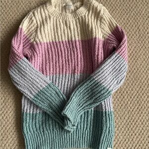 Abercrombie girls striped sweater